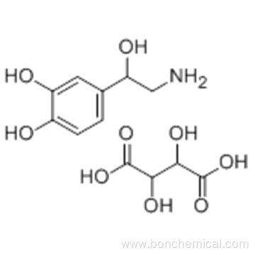 L-4-(2-Amino-1-hydroxyethyl)-1,2-benzenediol bitartrate CAS 69815-49-2